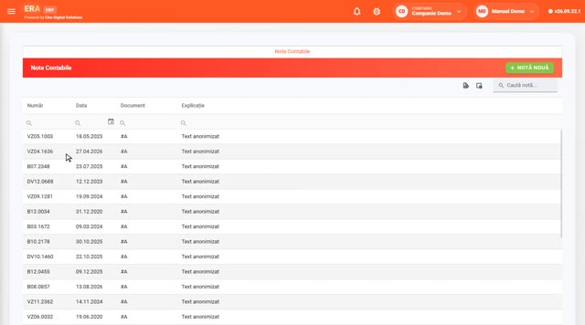 Prezentarea modulului Contabilitate